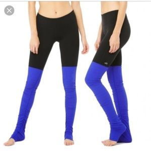 ALO Yoga Goddess Leggings| low rise | Blue